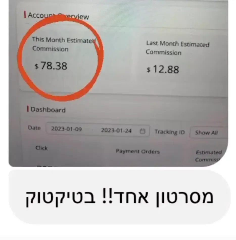 המלצה של תלמידה במהמלצות להכנסות